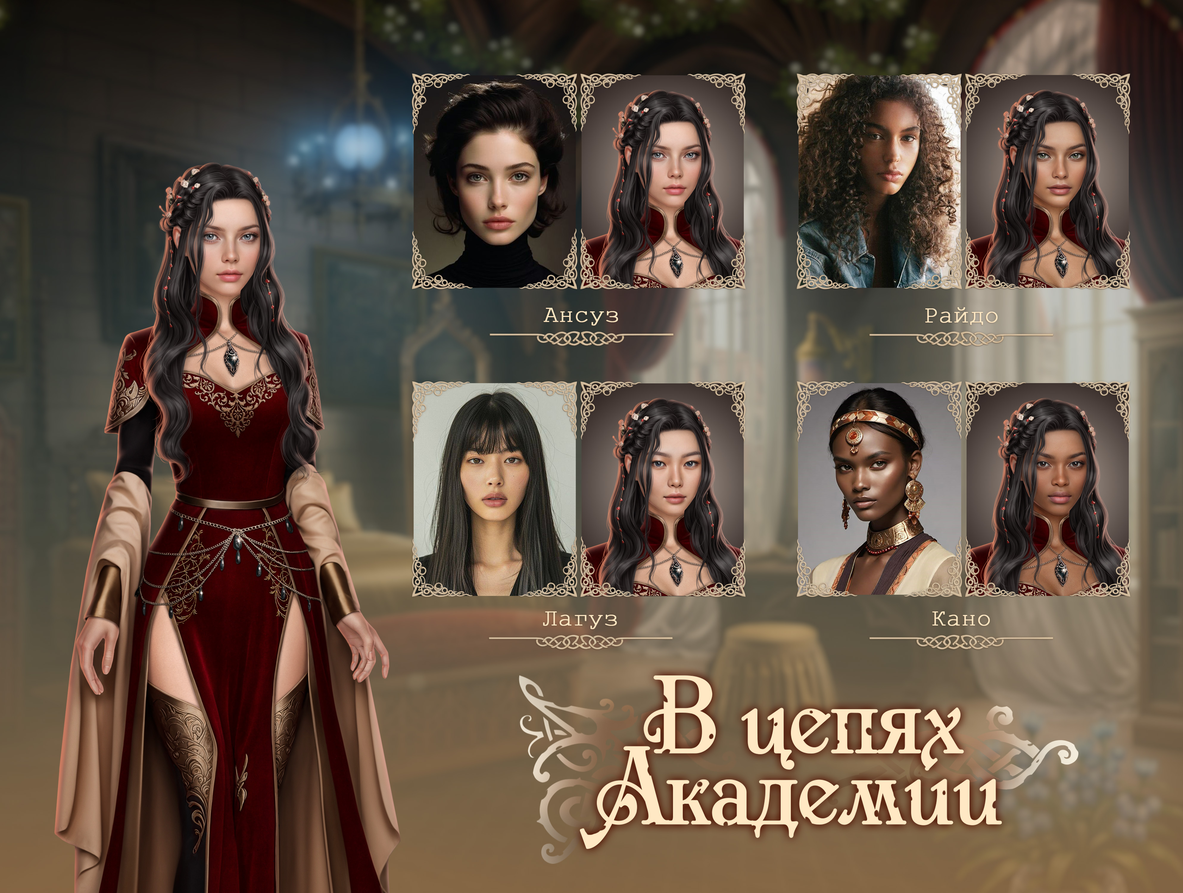 Референсы персонажей